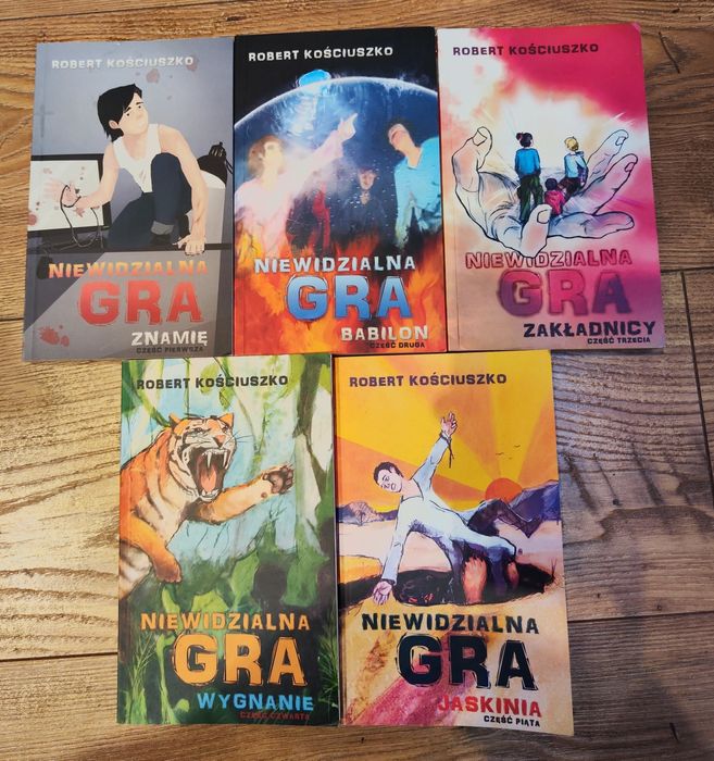 Robert Kościuszko Niewidzialna Gra tomy 1-5