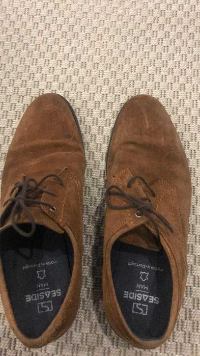 sapatos em pele camurça seaside 43