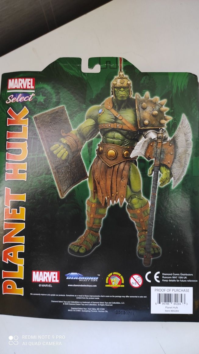 Marvel select - Hulk Gladiador novo