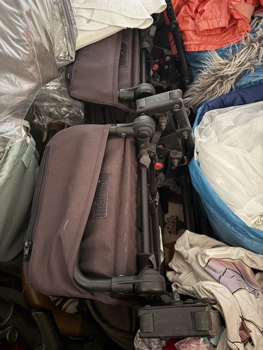 Wózek dzieciecy, podwójny