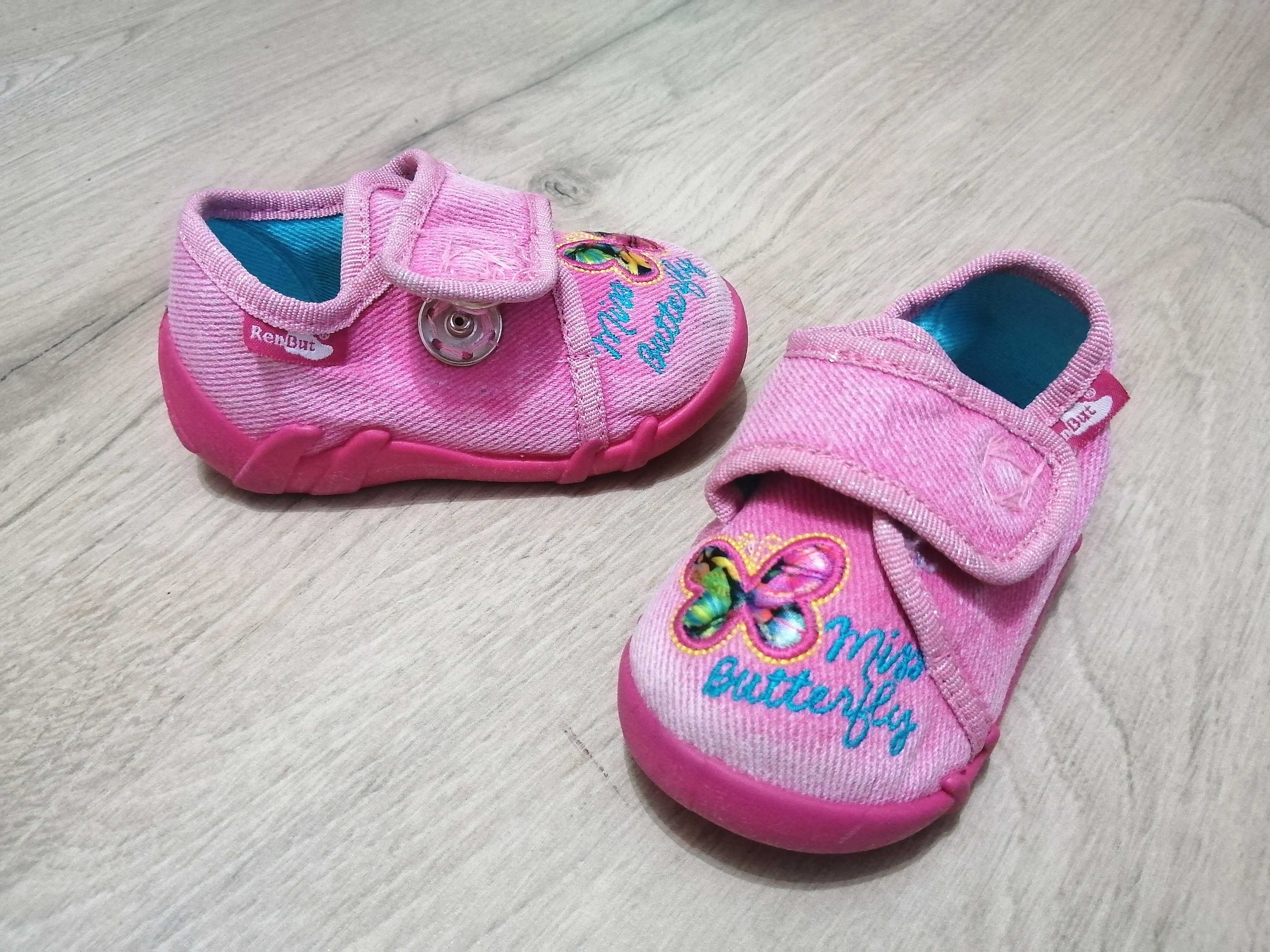#6. Dziewczęce sandałki/ buty wsuwane r. 21