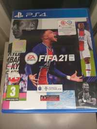 Gra Fifa 21 PS4 Play Station ps4 pudełkowa piłkarska fifa PL