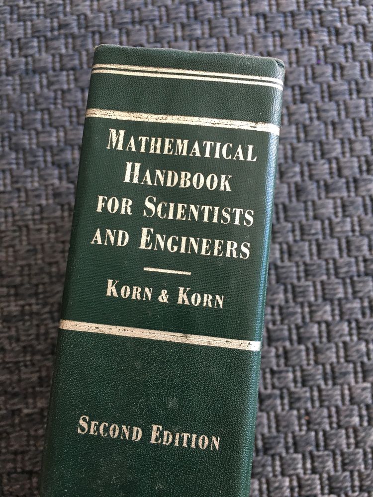 Mathematical Handbook for Scientists and Engineers