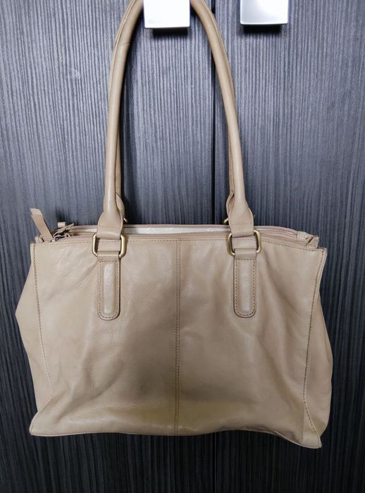 Шкіряна фірмова сумка