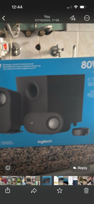 Colunas Logitech Z407