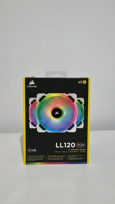 Corsair LL120 RGB 120mm Fan, 2200 RPM64552378471171123