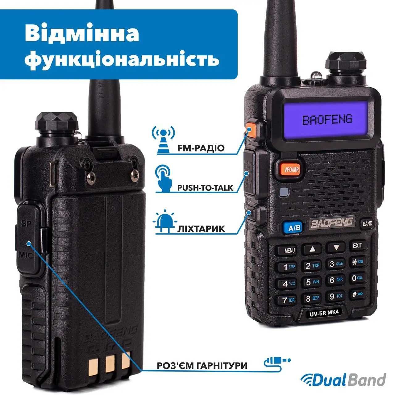 Радіостанція Quansheng UV K6