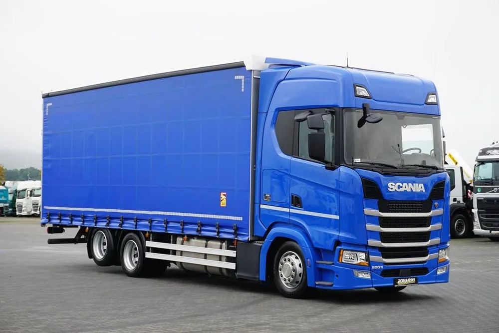 Scania / S 500 / ACC / E 6 / FIRANKA / 20 PALET / DŁ. 8,1 M /  RETARDER