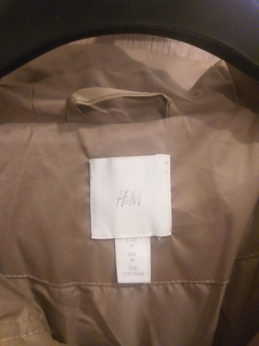 Nowa kurtka beżowa, H&M,  M-L