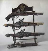 Réplicas decorativas de pistolas inglesas "Hadley 1760 London"