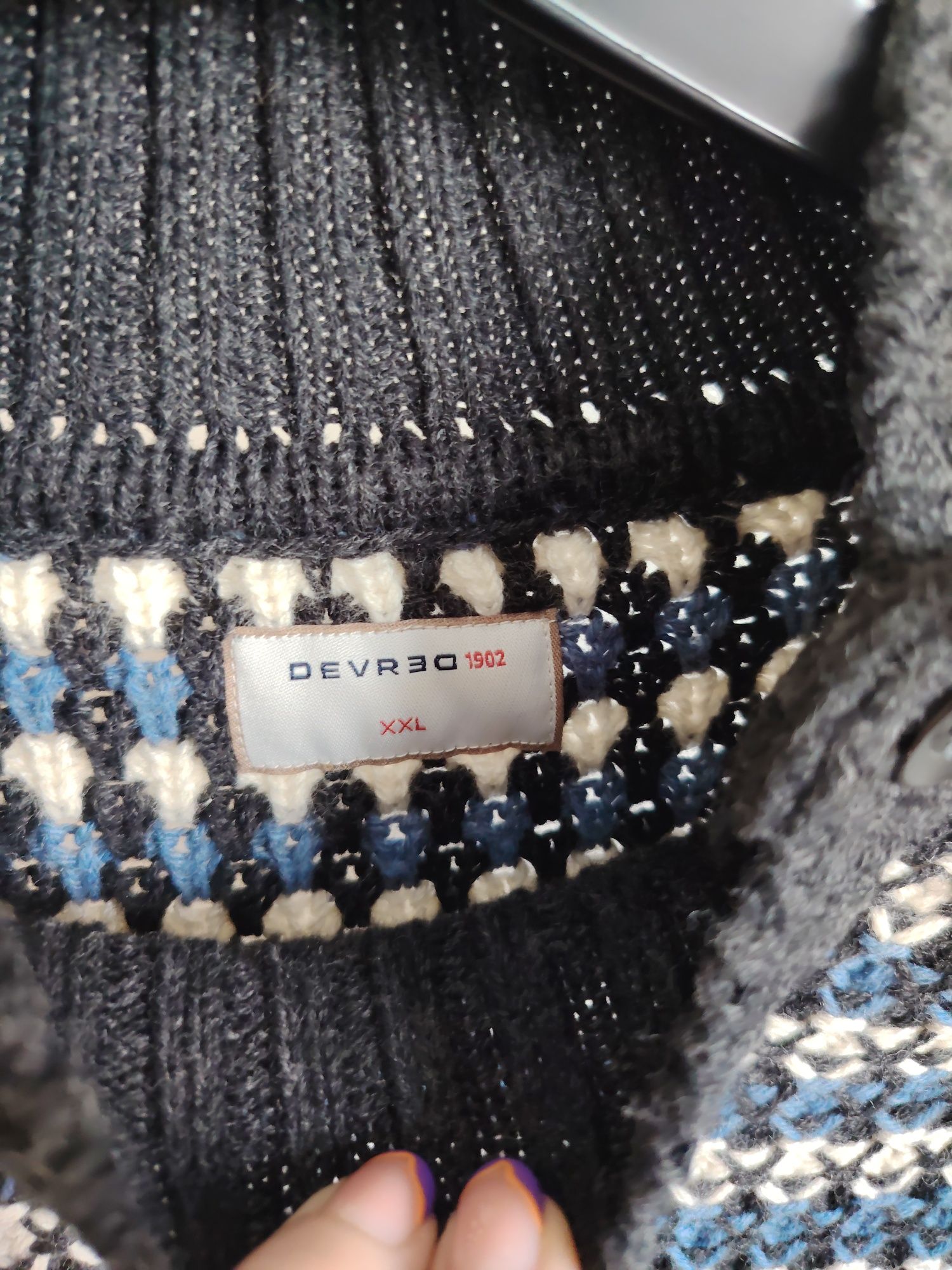 Devred sweter długi męski XXL