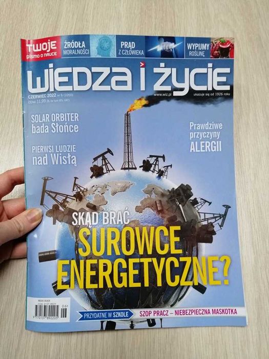 Magazyn / gazeta Wiedza i życie. Twoje pismo o nauce.