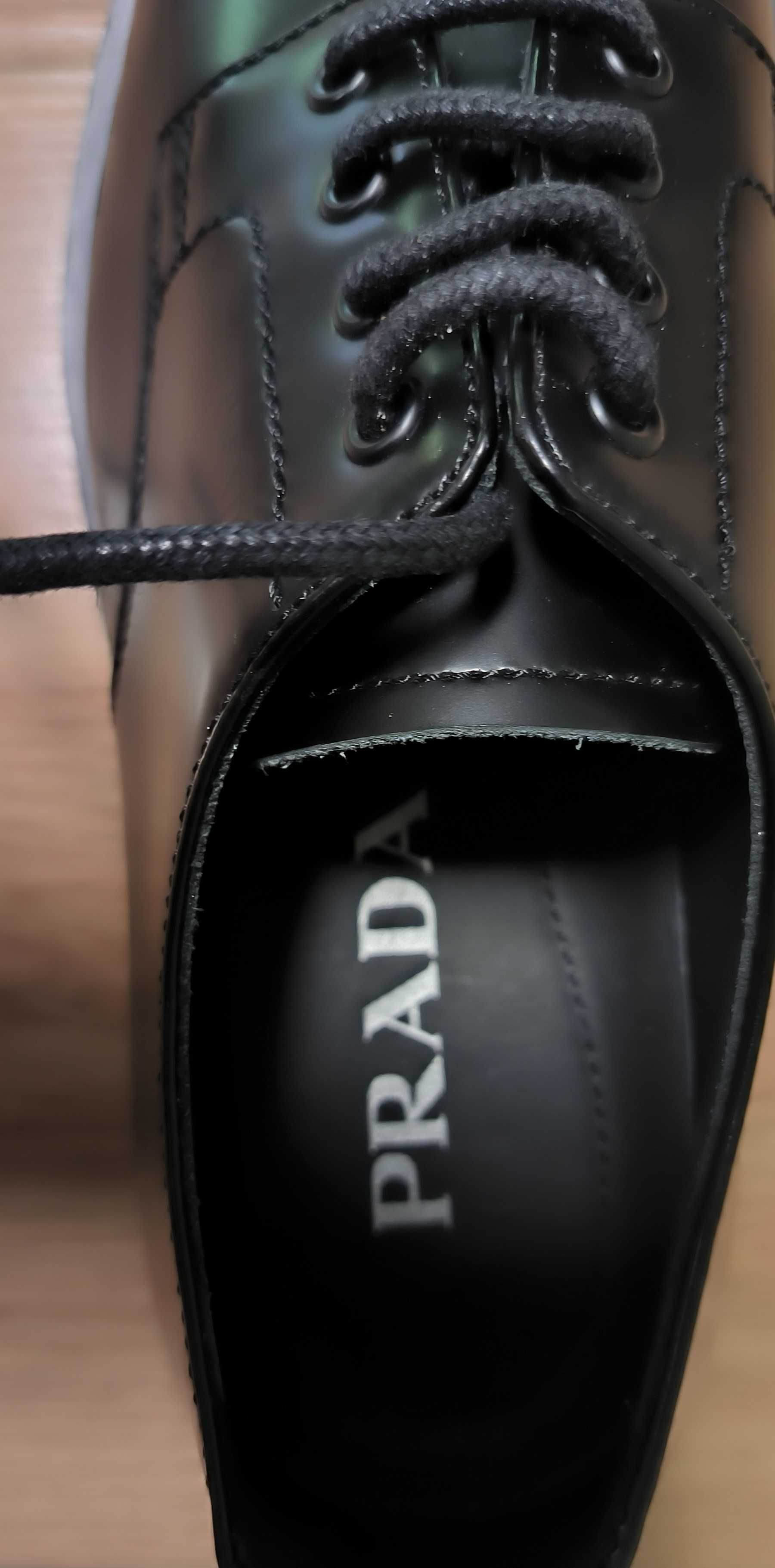 Prada Derby buty 40 nowe gucci versace martens