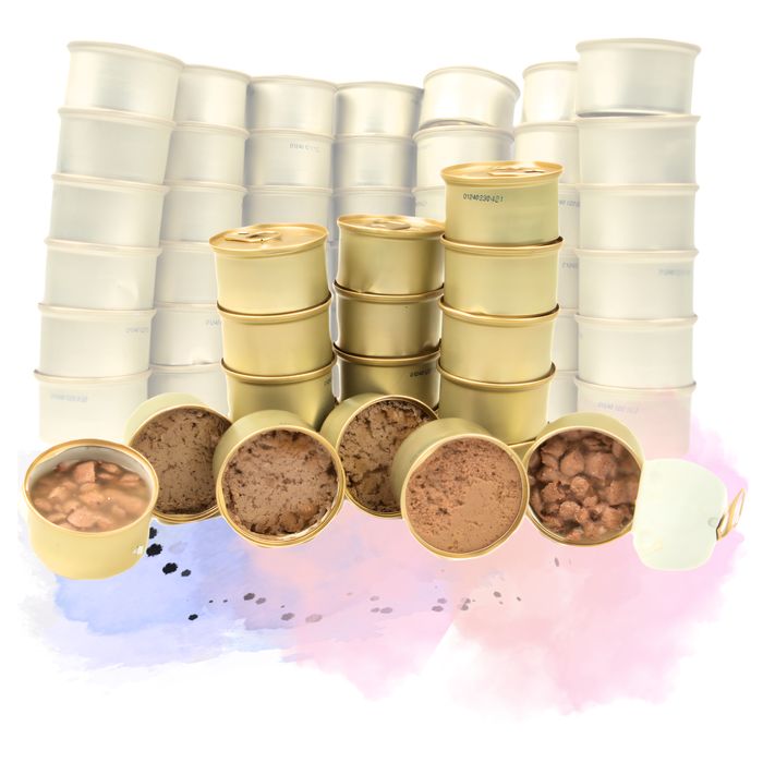 90 Szt. X 85G Karma Mokra Dla Kotów Mus I Kawałki Pakiet