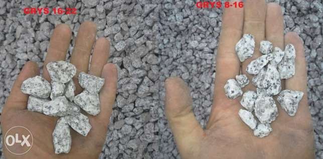 GRYS GRANITOWY Kamień 8-16 lub 16-22 transport na śląsku kora granit