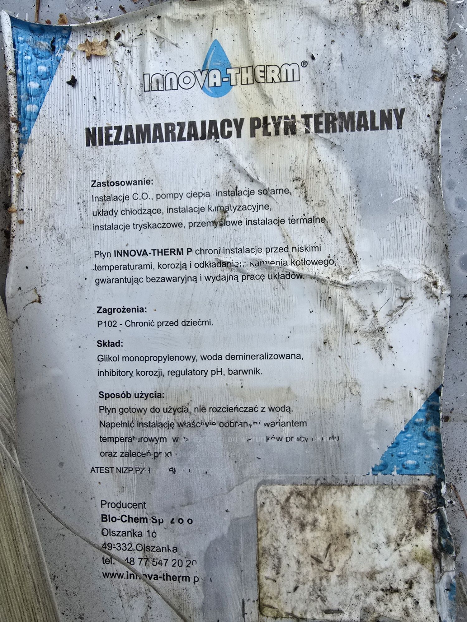Glikol płyn do pompy ciepła 200 L
