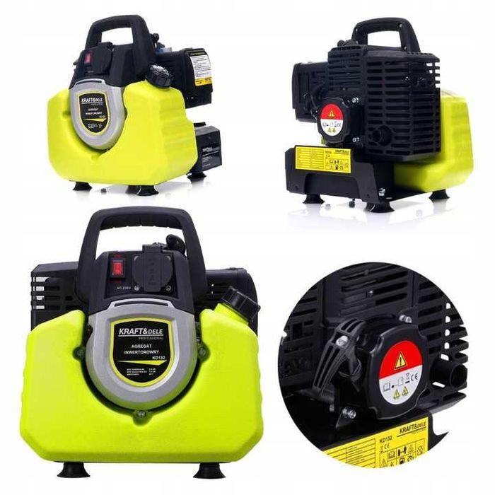 Agregat Prądotwórczy Inwertorowy Przenośny 1000W Generator Prądu