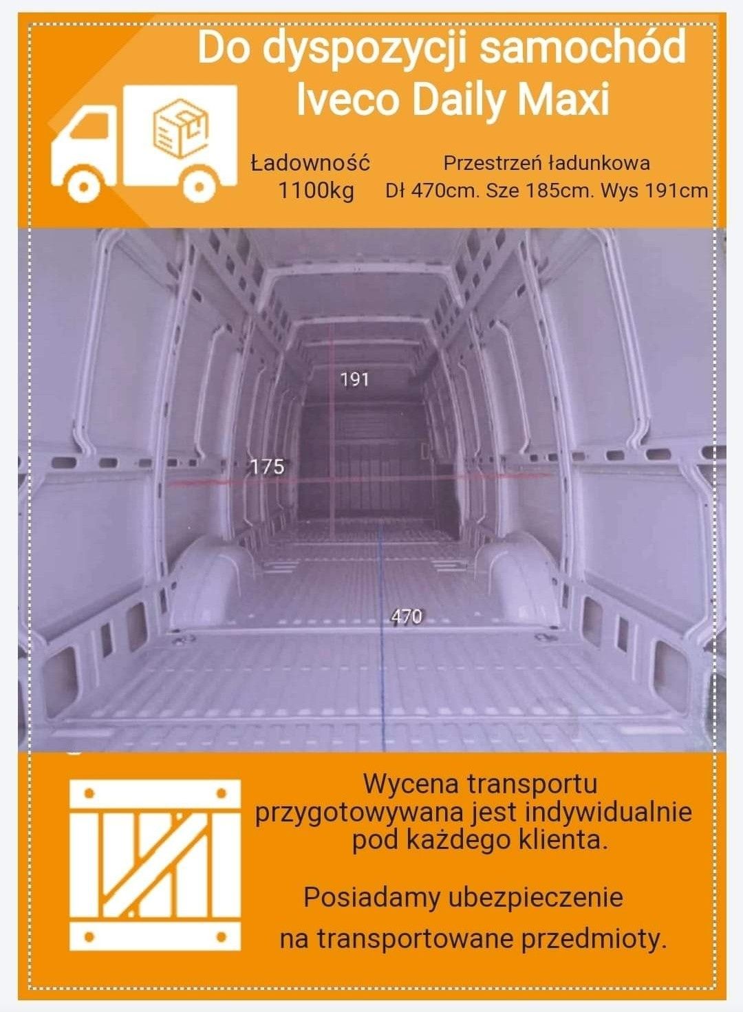 Usługi Transportowe  •  Przeprowadzki