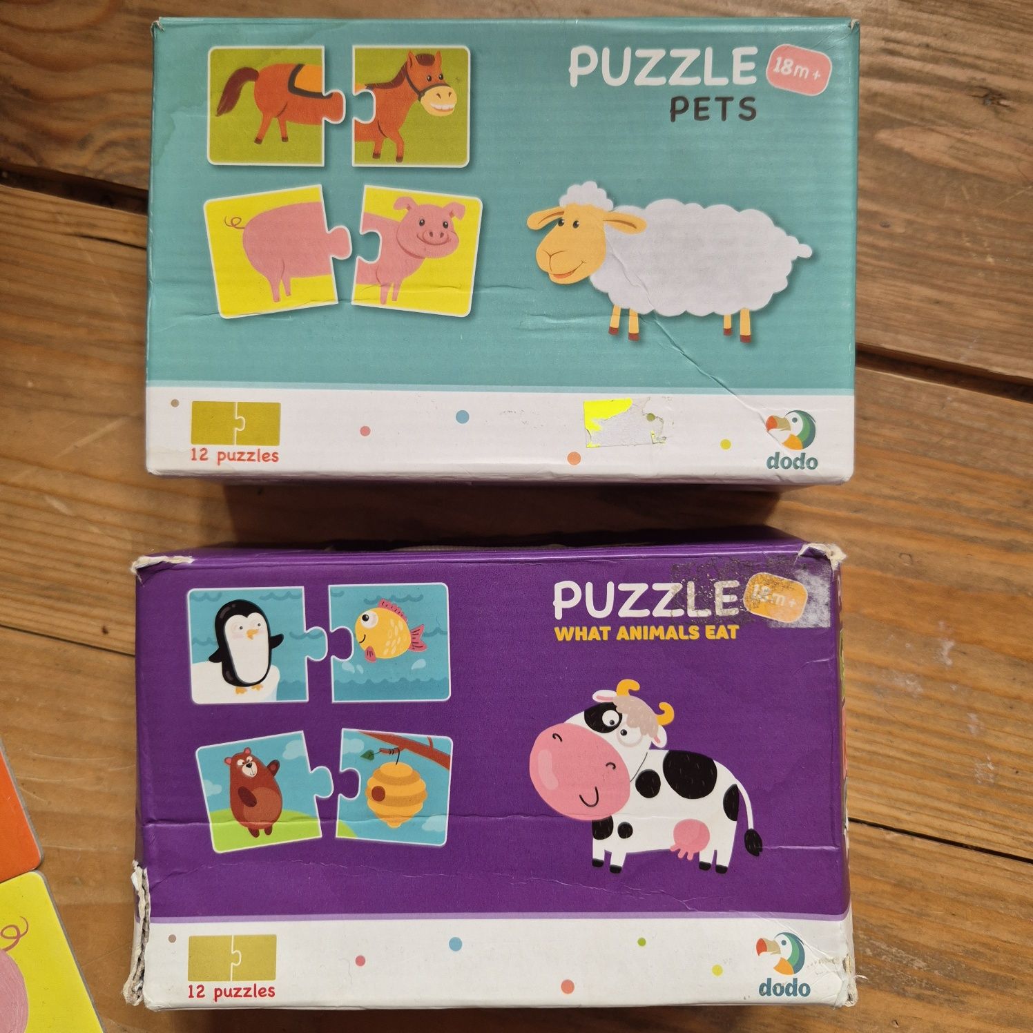 Zestaw 8 gier edukacyjnych puzzli CzuCzu +2