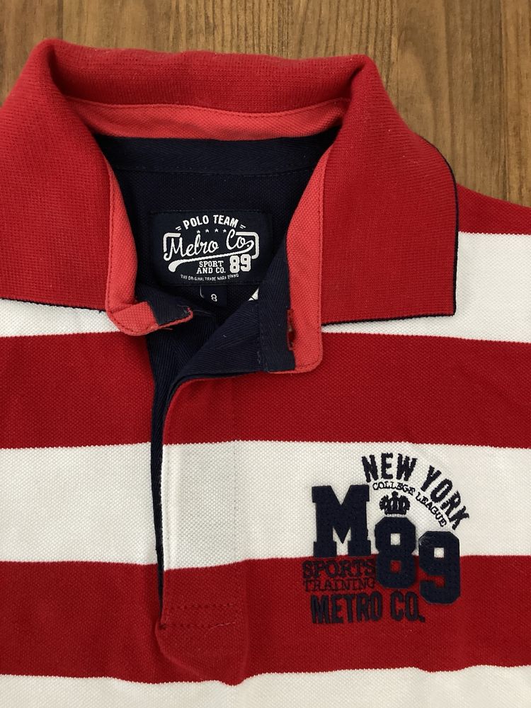 Metro kids polo riscas T8