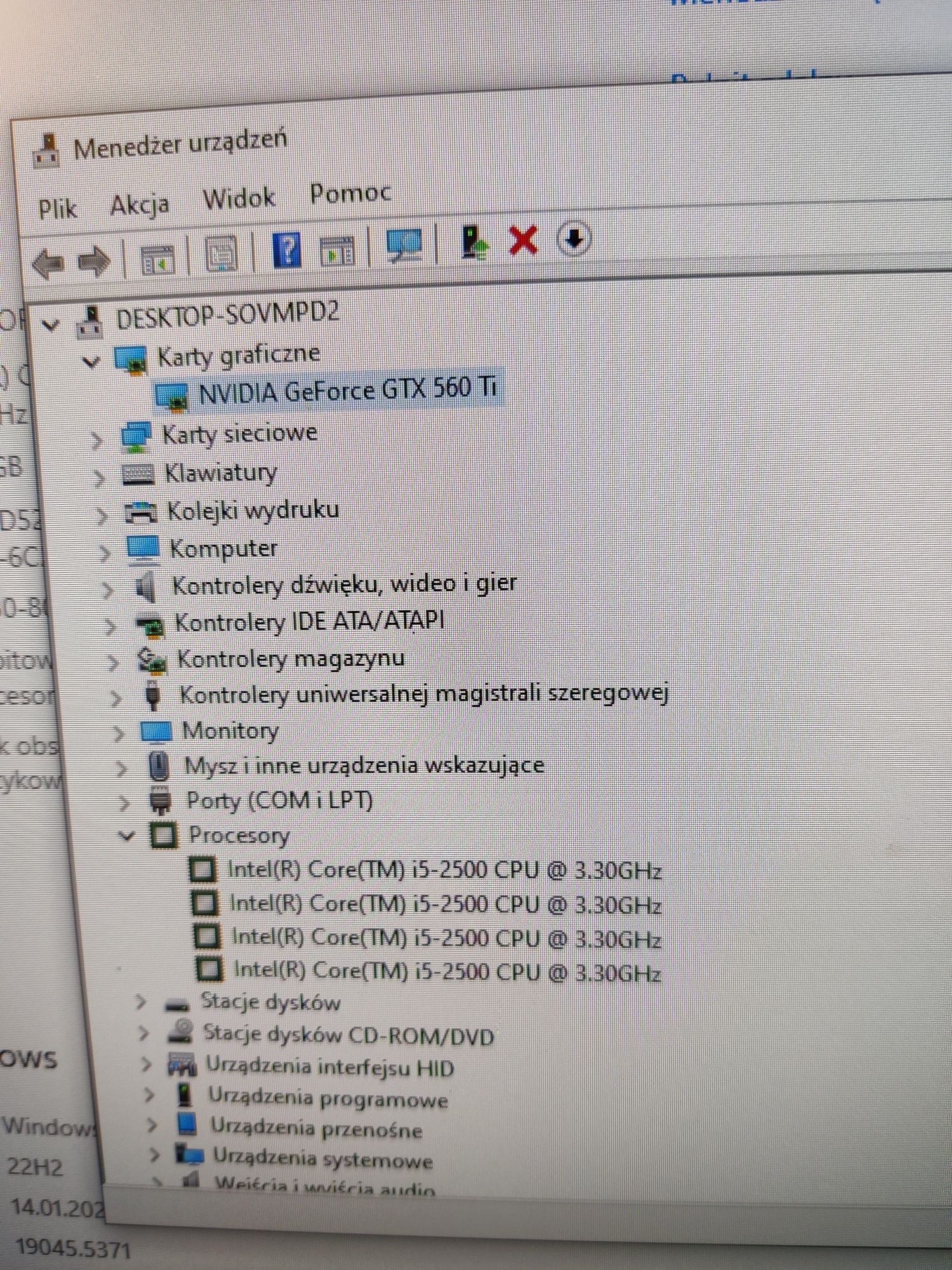 Komputer stacjonarny ASUS P8H67 i5 2500k Thermaltake  DH202 GTX560ti