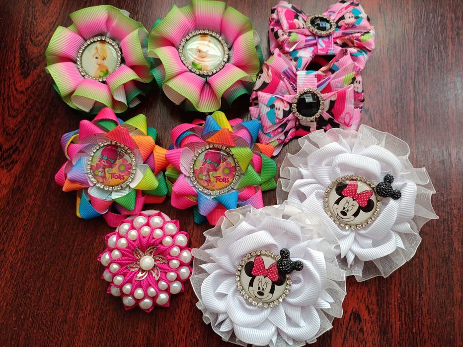 Пакет бантиков для девочки ручной работы идеал 43 штуки