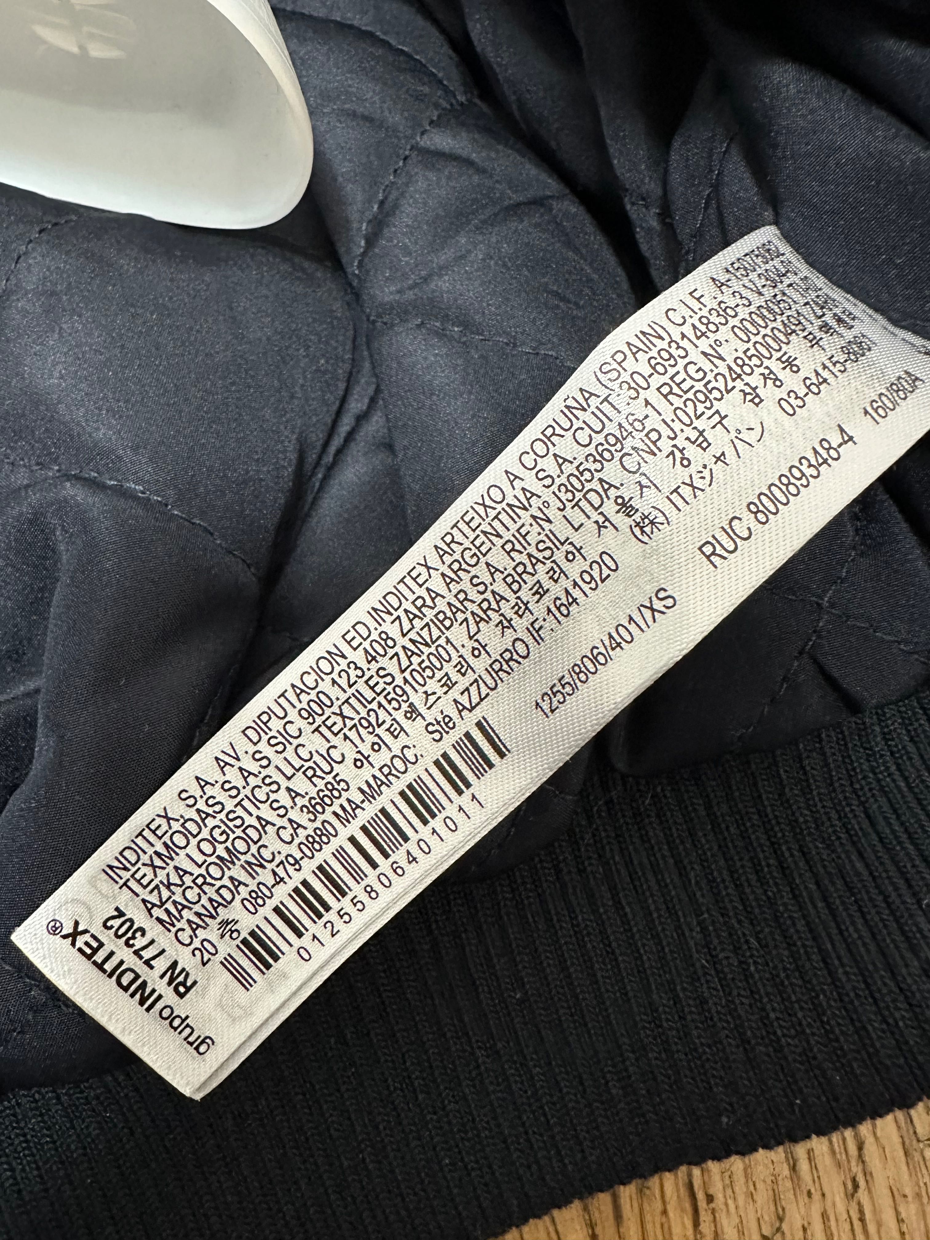 Женский шерстяной бомбер Zara XS размер