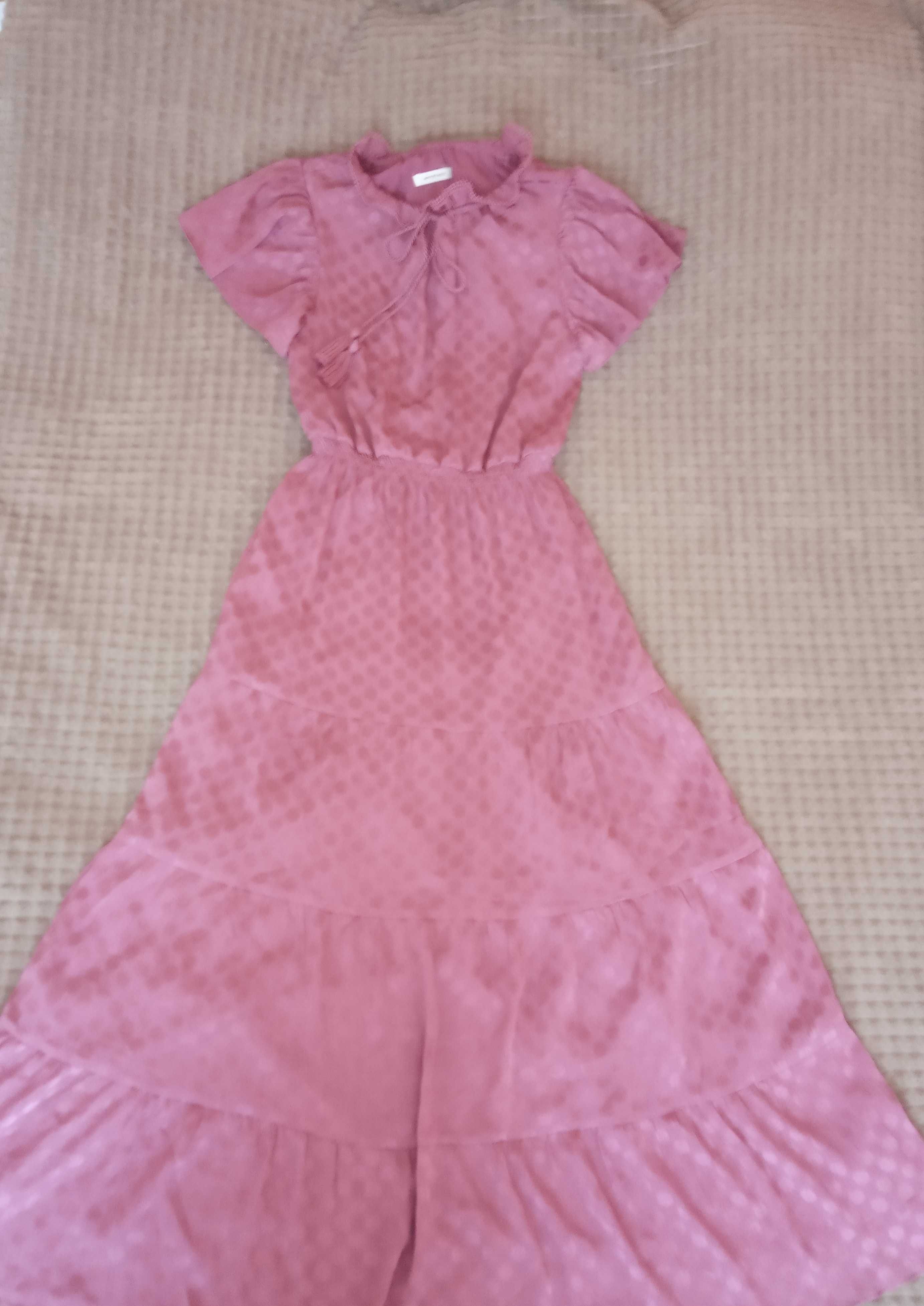 Довга літня сукня (макси платье,плаття) Розмір S-M
