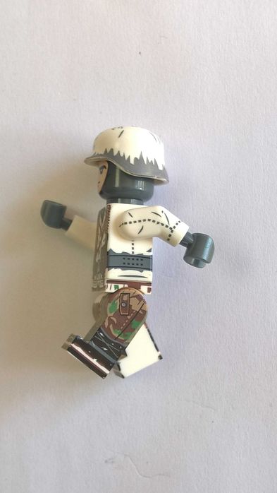 Figurka żołnierza niemieckiego 4 krotny nadruk WW2 kompatybilne z Lego