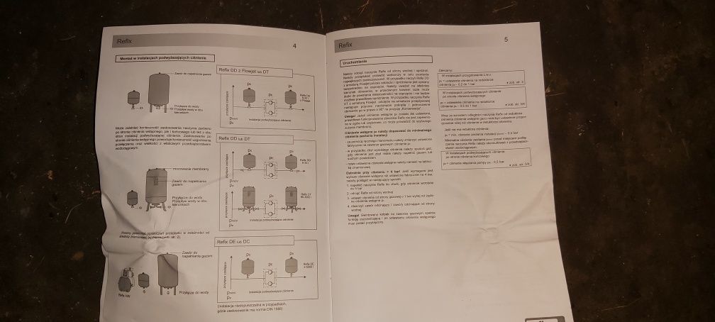 Naczynie wzbiorcze reflex DE