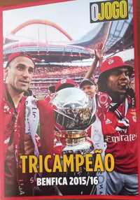 poster Benfica tricampeão 2015/16
