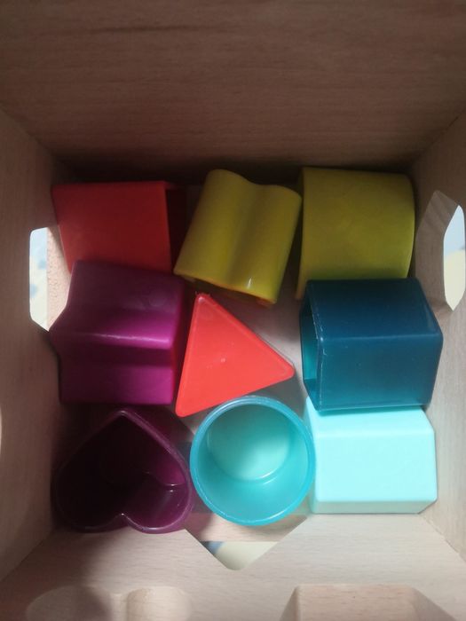 Сортер деревянный кубик