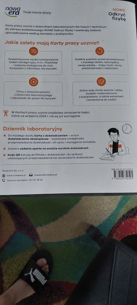 Nowe odkryć fizykę karta pracy ucznia 1 liceum/technikum podstawa