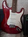 Guitarra stagg e amplificador stagg