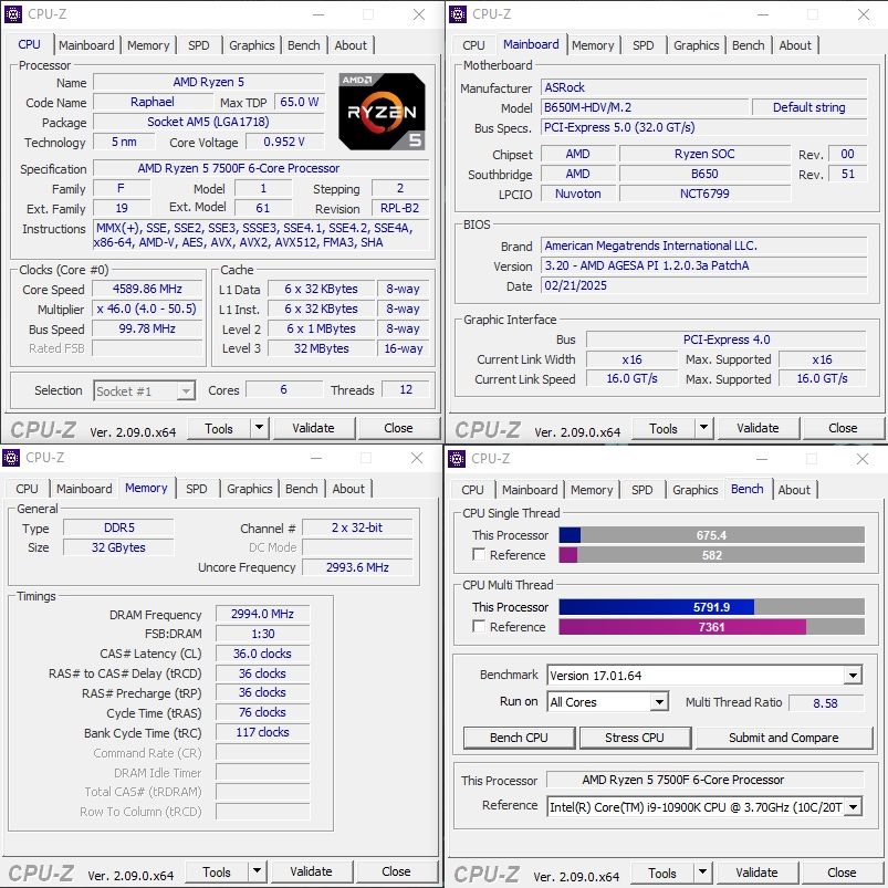 Игровой ПК RX 6900 XT 16GB/Ryzen 5 7500F/32GB/1TB SSD