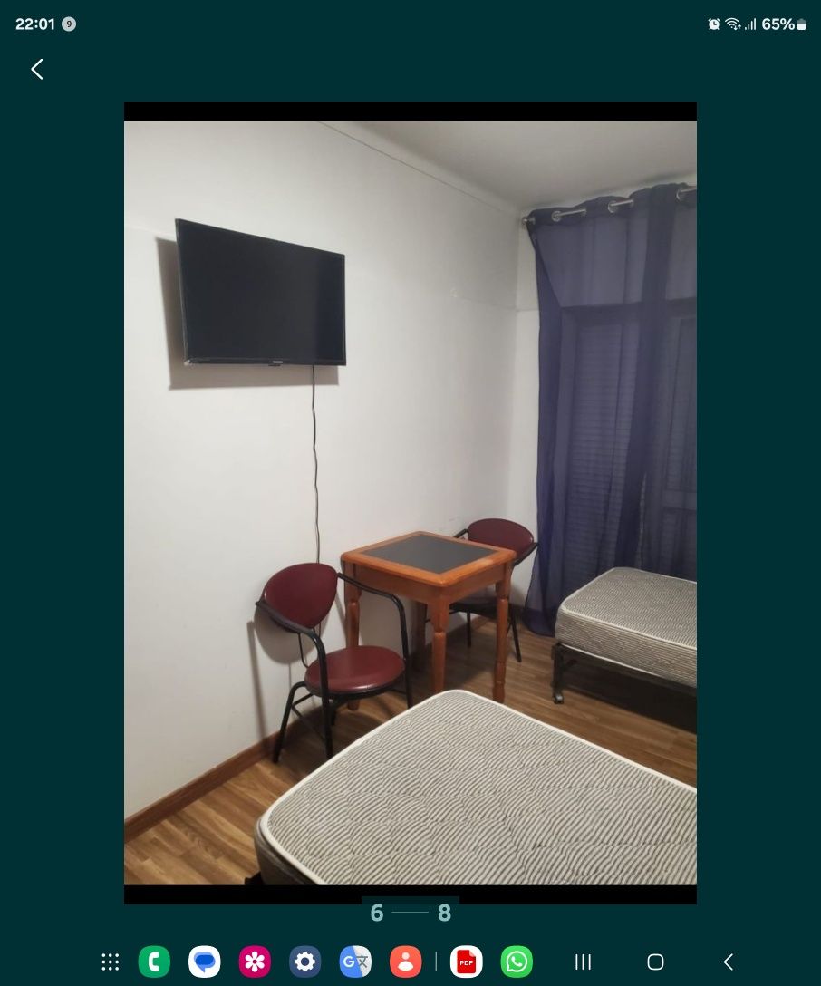 Quarto com Tv zona de Gandara dos Olivais