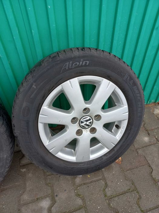 Koła felgi komplet 15'' zima VW Caddy Touran Golf 5x112 195/65/R15 !