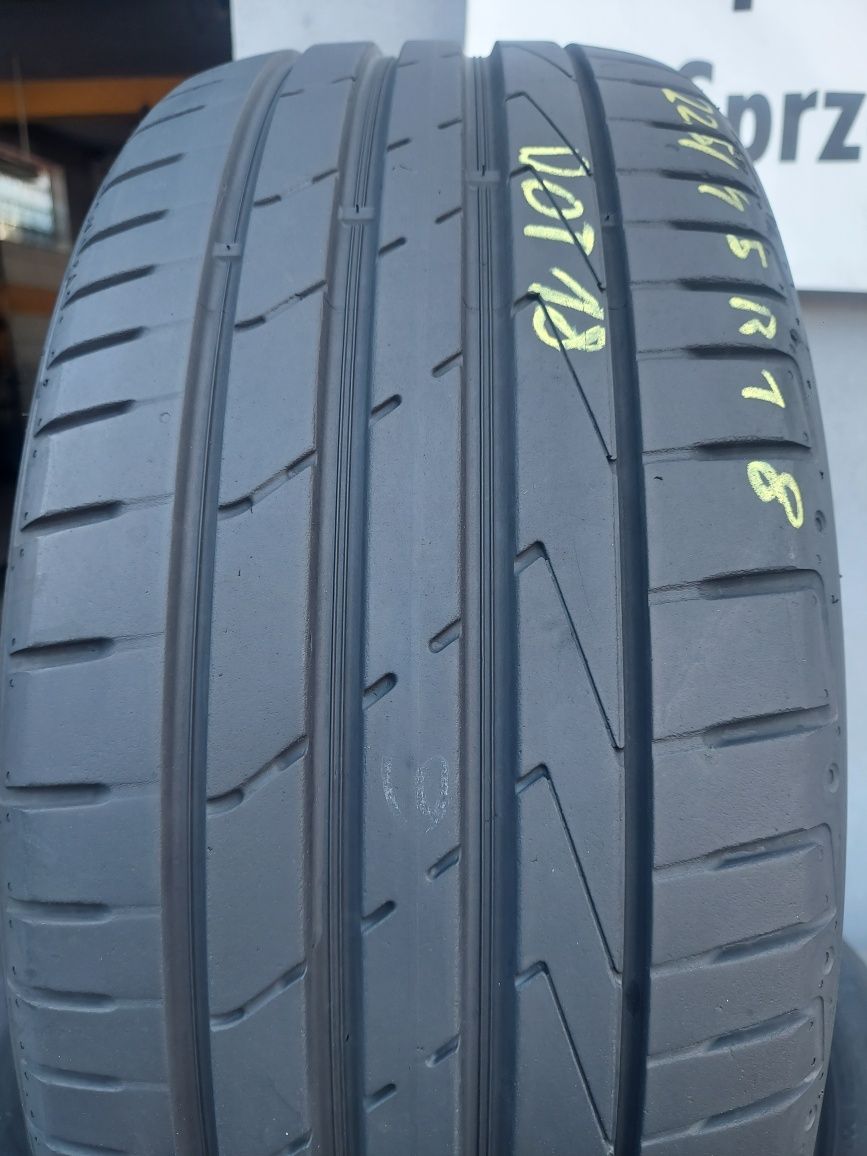 Opony używane 2x 225/45R18 Hankook Ventus S1 Evo2 Lato Gwarancja