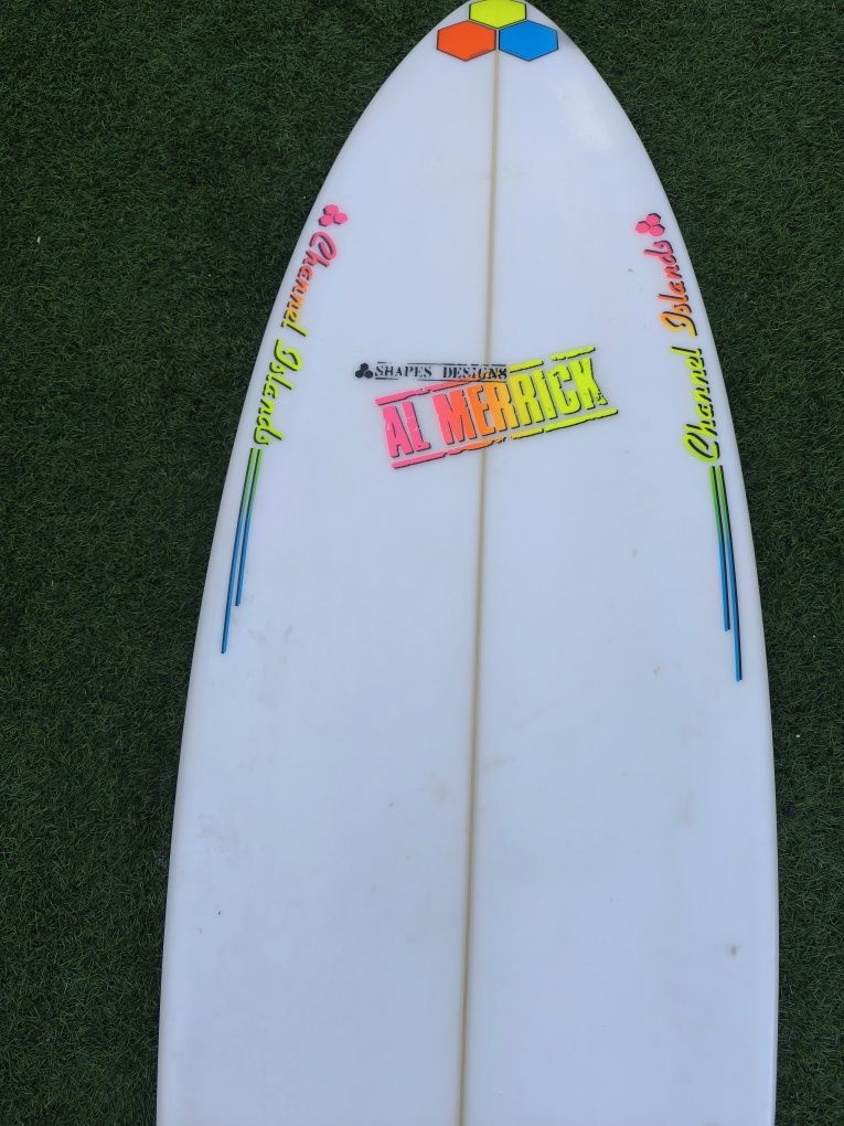 Prancha surf 6'0 channel islands al merick twin fin
