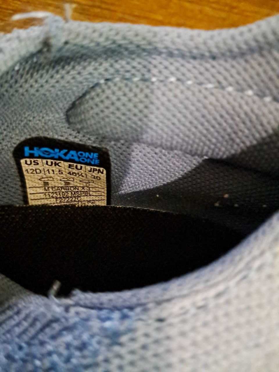 Кросівки HOKA ONE ONE Carbon X 3.  Р  46 2/3. 30см