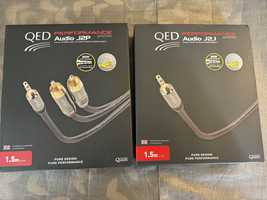 Cabos QED Performance J2P  e J2J 1,5m (Como novos)