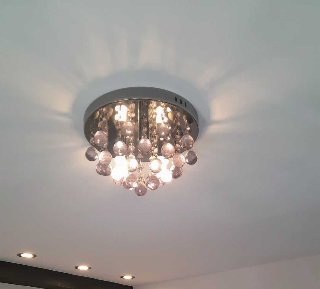 Lampa sufitowa glamour