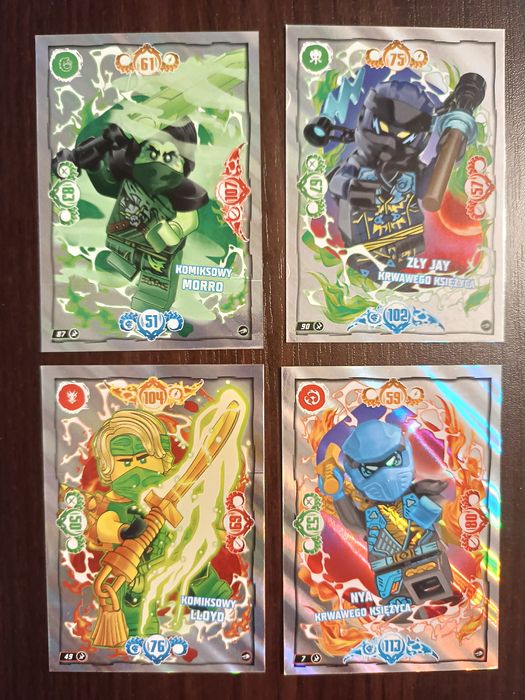 Karty lego ninjago seria 10