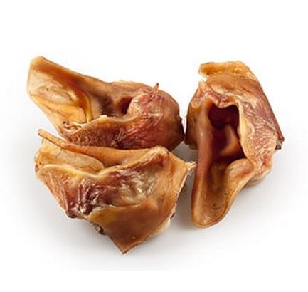 Duży gryzak z ucha wieprzowego dla psa do czyszczenia zębów Balto 500g