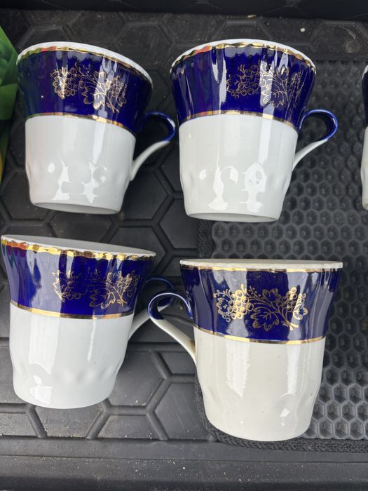 Чашки Дульово чайні пари поштучно посуда сервіз сервиз срср