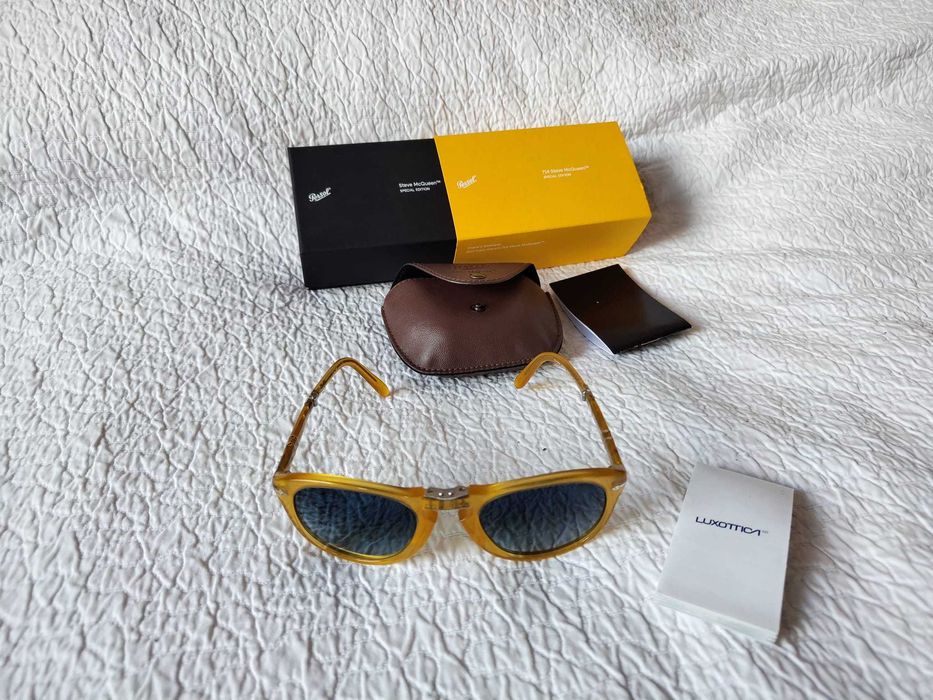 Persol Steve McQueen Special Edtion  New c/ Caixa Polarizd Blue Lenses