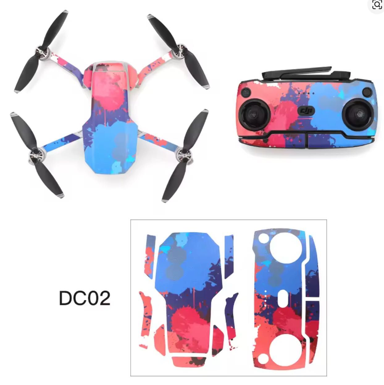 Naklejka DJI MAVIC MINI  - dron + kontroler - RCGEEK DC02