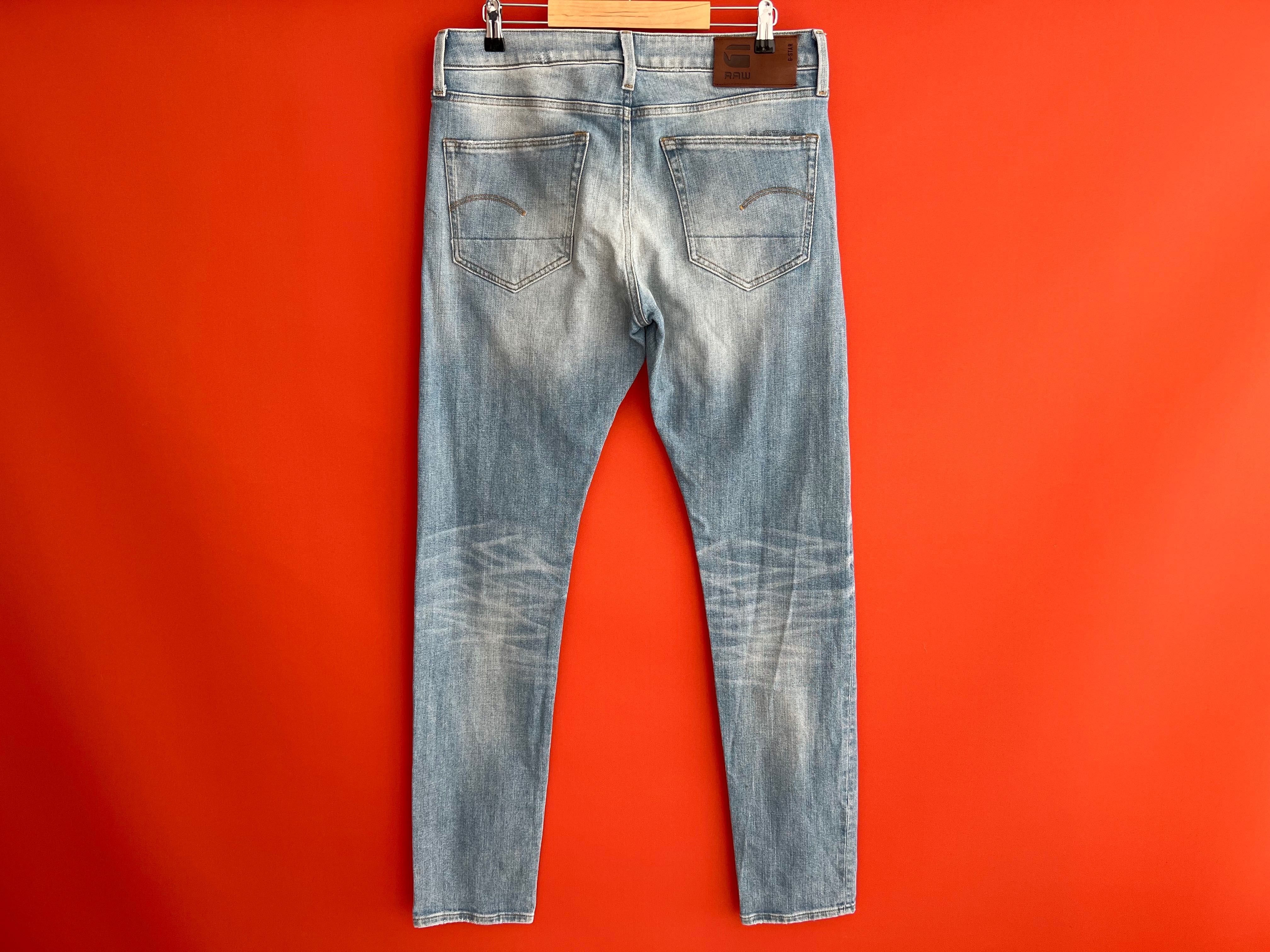 G-Star Raw 3301 slim оригинал мужские джинсы штаны размер 33 34