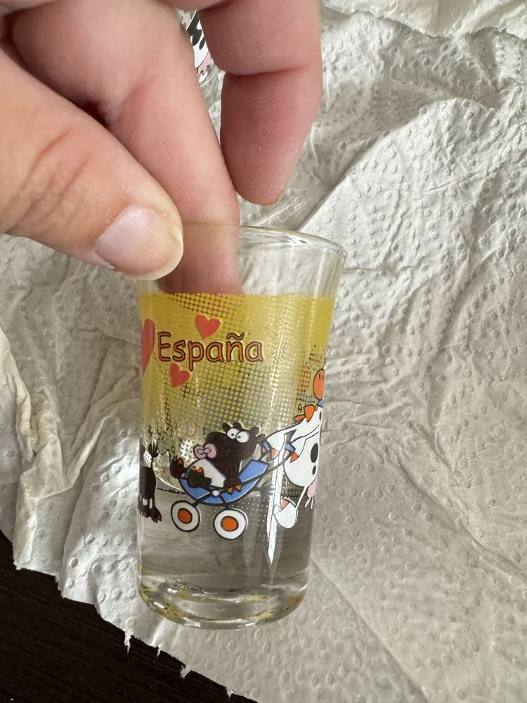 Copos shot vaca.