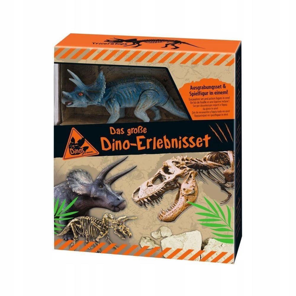 Figurka Dinozaura + Szkielet Dinozaura, Cass Film